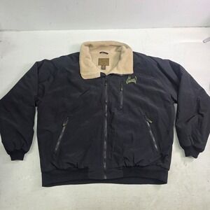 Vintage Aftco Al Agnew Insulated Jacket White Tail Deer Buck Embroidered Men 2XL